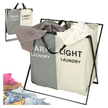 Szennyestartó kosár 2 rekeszes kép