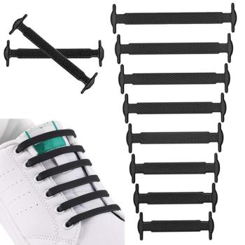 Szilikon cipőfűzők kötés nélkül - 16db kép