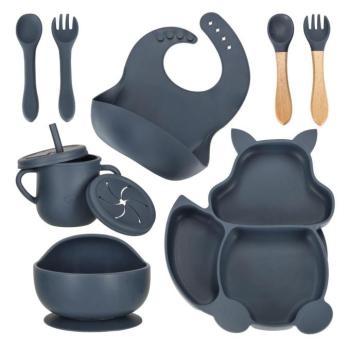 Szilikon gyerek étkészlet kép