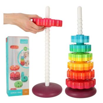 Szivárvány torony-fejlesztő játék kép