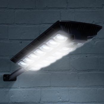 Szolár fali reflektor - 520 SMD LED - 3000 lm - 20W - 4500 mAh - IP65 kép