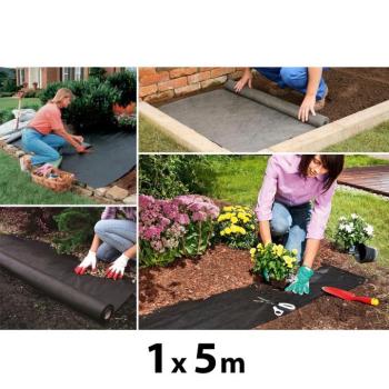 Takaró szövet gyomok ellen - 1,5 x 5 m - 50 g/m2 kép