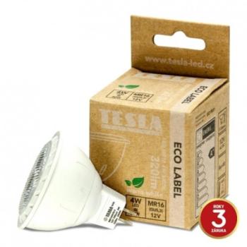 Tesla - LED izzó, MR16, 4W, 12V, 320lm, 3000K, 38° kép