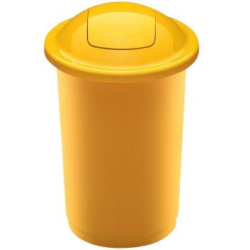 Top Bin szelektív hulladékgyűjtő kosár, 50 l, sárga kép