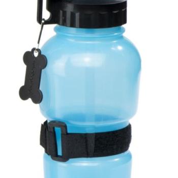 Utazó palack kutyáknak (kék) kép