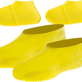 Vízálló cipővédő, sárga, 26-34 kép