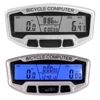 Vízálló LCD kerékpáros komputer kép
