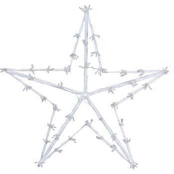 White star karácsonyi LED-es dekoráció, 80 cm kép