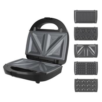 WinningStar - Tapadásmentes melegszendvics sütő 5 az 1 -ben - 750 W kép