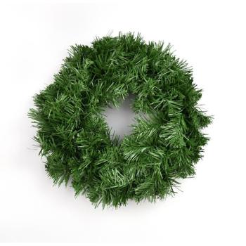 Zöld műkoszorú, 25 cm kép