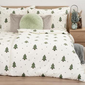 4Home Flanel ágynemű Little Trees, 140 x 220 cm, 70 x 90 cm kép