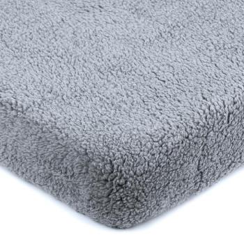 4Home gyapjú hatású lepedő sötétszürke, sötétszürke, 90 x 200 cm kép