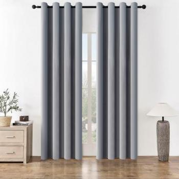 4Home Manila sötétítő függöny világosszürke, 150 x 250 cm, világosszürke kép