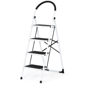 4Home összecsukható acél lépcsőfokok, 4 fok, 4 lépcsőfok kép