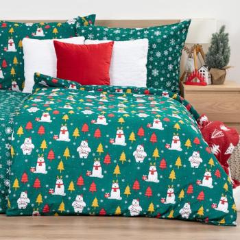 4Home Polar Bear pamut ágyneműhuzat, 140 x 200 cm, 70 x 90 cm kép