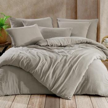 4Home Sandmuszlin ágyneműhuzat, világosszürke, 140 x 200 cm, 70 x 90 cm kép