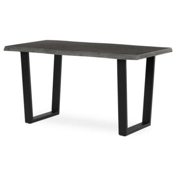 Étkezőasztal 140 x 80 cm, szürke tölgyfa, szürke kép