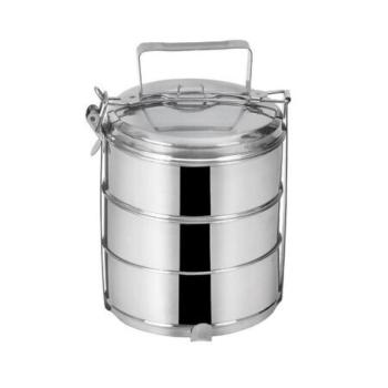 Orion élelmiszer-hordozó 3 x 1,3 l, rozsdamentes acél, 3 emelet kép