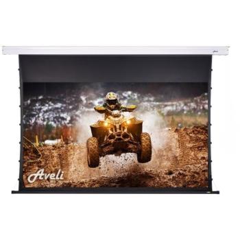 AVELI PREMIUM, elektromos motoros rolós vászon, 120", (16:9), fekete kép