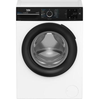 Beko BM3WFSU37213WPBB Elöltöltős mosógép A,7 kg,Keskeny mélység,1200 ford/perc,74 dB,Inverter motorral,Gőzfunkcióval kép