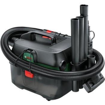 Bosch 06033E1000 AdvancedVac 18V-8 akkus porszívó + tömlő, szívófej készlet, szűrő, fúvókakészlet (akku nélkül) kép