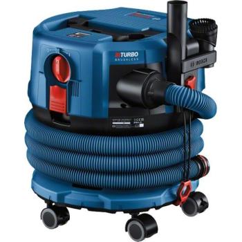 Bosch Professional 06019K2000 GAS 18V-12 MC akkus ipari porszívó + szívófej, kefe (akku nélkül) kép