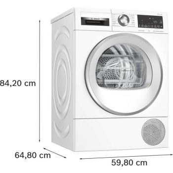 Bosch WQG245C0BY Hőszivattyús szárítógép, 9 kg, AutoDry, A+++ ene... kép