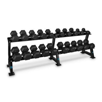 Capital Sports Dumbbell Rack Set, állvány súlyzókra, készlet, 20 hely, 10 x pár súlyzó