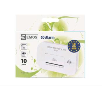Emos Szénmonoxid érzékelő GS827 pozitív listás szén-monoxid riasztó elemes -10év élettartam Emos CO-Érzékelő GS 827 P56401 kép