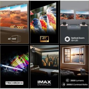 Hisense c3 mini laser projektor, 4k ultra hd 3840x2160, 16:9, 65&... kép