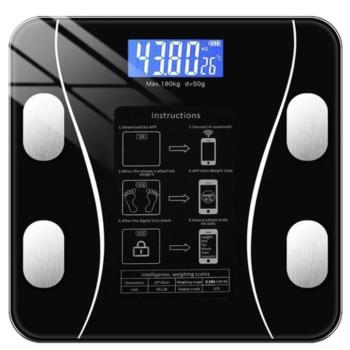 Ruhhy Intelligens LCD fürdőszobai mérleg, max 180 kg kép