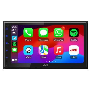 JVC KW-M695DBW 2 DIN autós multimédia érintőkijelzővel, Apple Car... kép