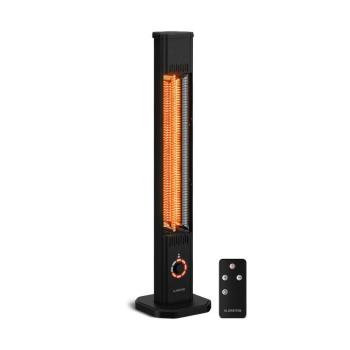 Klarstein DualisHeat infravörös álló fűtőtest | 2000 W | 15 m² | Rugalmas | 105 cm x 25 cm kép