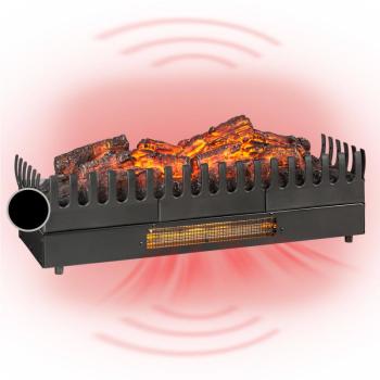 Klarstein Kamini FXL, elektromos kandalló, kandallóbetét, 1000/2000 W, 2 W LED, fekete kép