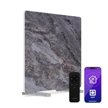 Klarstein MarmoHeat infravörös panel | 420 W | 4-8 m² | márvány dizájn | 70 cm x 63 cm kép