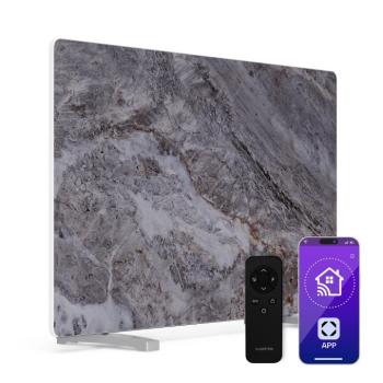Klarstein MarmoHeat infravörös panel | 600 W | 5 - 9 m² | márvány dizájn | 70 cm x 100 cm kép