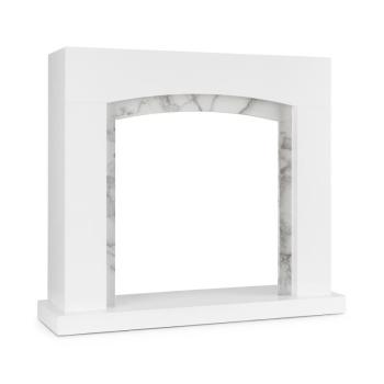 Klarstein Studio Frame II, kandallószerkezet, MDF, márvány díszítéssel kép