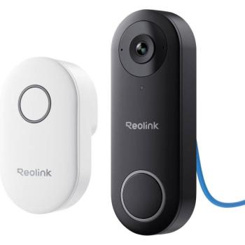 Reolink D340P okos PoE videócsengő, 5MP/H264/PoE/Emberfelismerés/...
