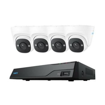Reolink NVS8-5MD4 IP Kamera Rendszer (1x bázis / 4x turret kamera) kép