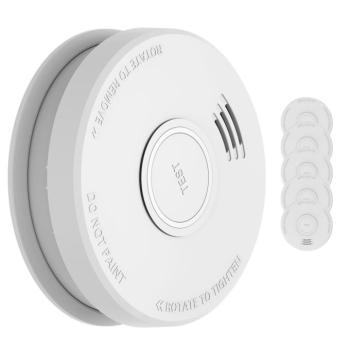 SHD by oneConcept DOF19, Füstérzékelő, műanyag, figyelmeztető jelzés: 85 dB, 9V elemmel kép