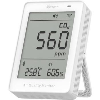 SONOFF AirGuard CO2 Matter Over Wi-Fi Air Quality Monitor SAWF-08P kép