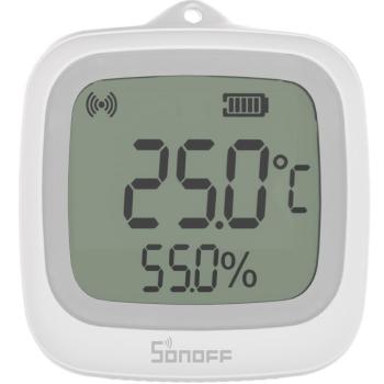 SONOFF IP65 Zigbee LCD Smart Temperature Humidity Sensor SNZB-02WD kép