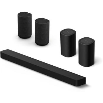 Sony BRAVIA Theatre Bar 8 + 2× Sony SA-RS5 + Sony BRAVIA Theatre Sub 7 kép