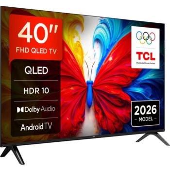 TCL 40" 40S5L 16:9 FullHD QLED Smart Android TV kép
