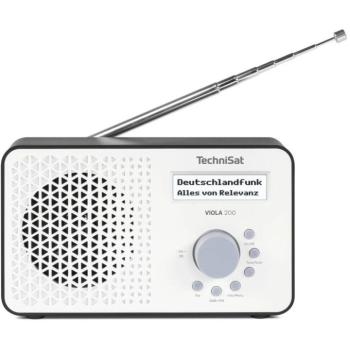 TechniSat DAB+ / FM Viola 200, white/black kép