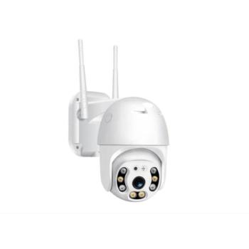 Techstar P14 PTZ IP Megfigyelő kamera, kupola, vezeték nélküli, 355°, 1080p, LED, IR, kültéri, TUYA APP-pal mozgásérzékelő, mikrofon kép