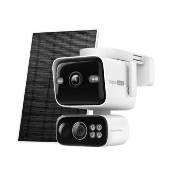 Tp-link wireless kamera cloud kültéri dual + okos solar panel ip6... kép