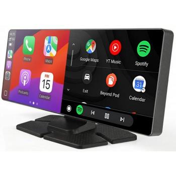 Trevi MDV 1000 autós multimédia monitor vezeték nélküli CarPlay/A... kép