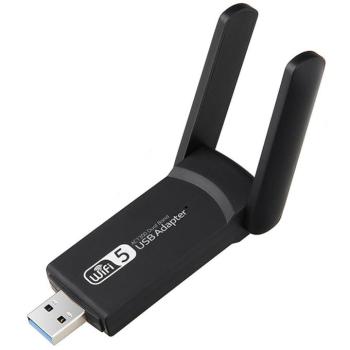 Wi-Fi USB adapter, 1300 Mbps dual kép