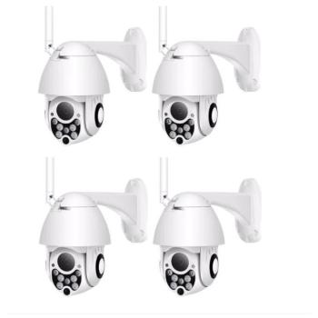 4DB Pro vison P22 Motoros Kültéri WIFI-s Onvif IP WIFI kamera full HD vezeték nélküli forgatható 360fok Távolról Vezérelhető 2 Antennás HD Kültéri Kam kép